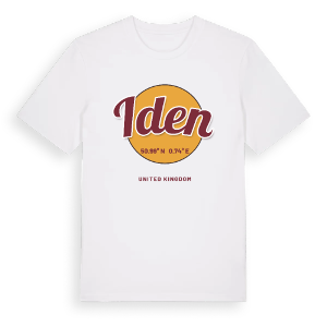 Iden cirkel t-shirt – ekologisk bomull t-shirt från Pinshirt