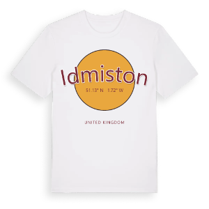 Idmiston cirkel t-shirt – ekologisk bomull t-shirt från Pinshirt