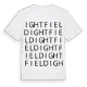 Ightfield ordlek t-shirt