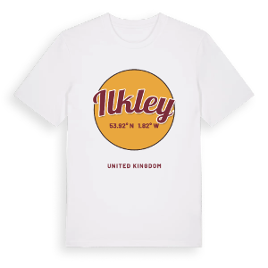 Ilkley cirkel t-shirt – ekologisk bomull t-shirt från Pinshirt