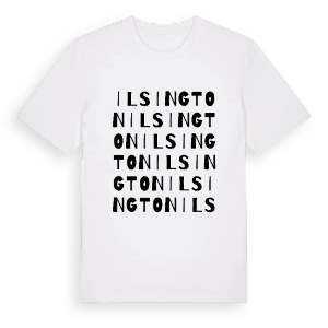 Ilsington ordlek t-shirt – ekologisk bomull t-shirt från Pinshirt