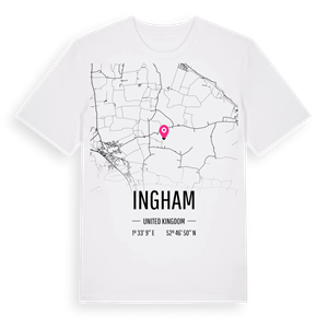 Ingham karta t-shirt – ekologisk bomull t-shirt från Pinshirt