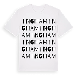 Ingham ordlek t-shirt – ekologisk bomull t-shirt från Pinshirt