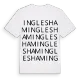Inglesham ordlek t-shirt