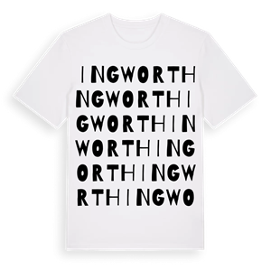 Ingworth ordlek t-shirt – ekologisk bomull t-shirt från Pinshirt