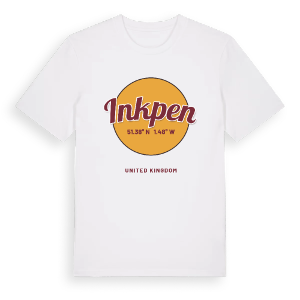 Inkpen cirkel t-shirt – ekologisk bomull t-shirt från Pinshirt
