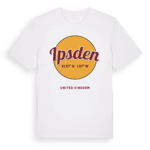 Ipsden cirkel t-shirt – ekologisk bomull t-shirt från Pinshirt