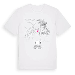 Irton karta t-shirt – ekologisk bomull t-shirt från Pinshirt