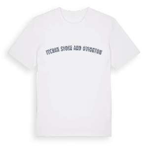Itchen Stoke and Ovington college t-shirt – ekologisk bomull t-shirt från Pinshirt