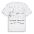 Itchen Stoke and Ovington karta t-shirt