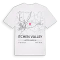 Itchen Valley karta t-shirt
