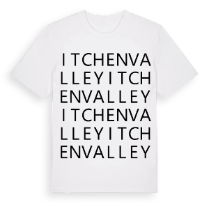 Itchen Valley ordlek t-shirt – ekologisk bomull t-shirt från Pinshirt
