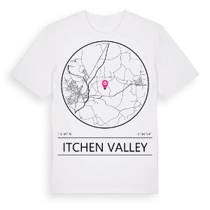 Itchen Valley t-shirt – ekologisk bomull t-shirt från Pinshirt