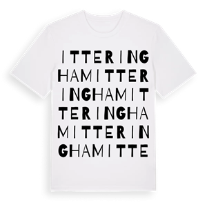 Itteringham ordlek t-shirt – ekologisk bomull t-shirt från Pinshirt