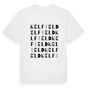 Kelfield ordlek t-shirt – ekologisk bomull t-shirt från Pinshirt