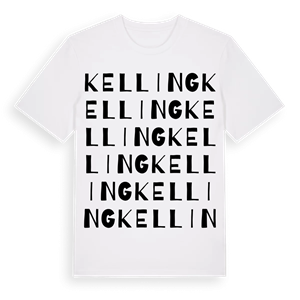 Kelling ordlek t-shirt – ekologisk bomull t-shirt från Pinshirt