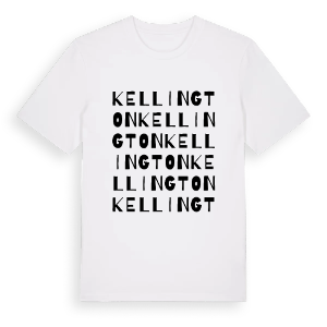 Kellington ordlek t-shirt – ekologisk bomull t-shirt från Pinshirt