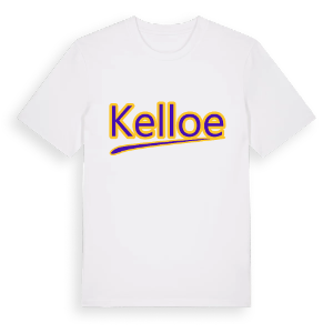 Kelloe baseball t-shirt – ekologisk bomull t-shirt från Pinshirt