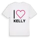 Jag älskar Kelly t-shirt stort tryck