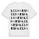 Kelmarsh ordlek t-shirt