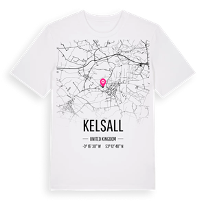 Kelsall karta t-shirt – ekologisk bomull t-shirt från Pinshirt