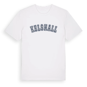 Kelshall college t-shirt – ekologisk bomull t-shirt från Pinshirt