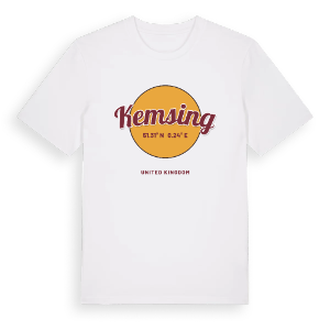 Kemsing cirkel t-shirt – ekologisk bomull t-shirt från Pinshirt