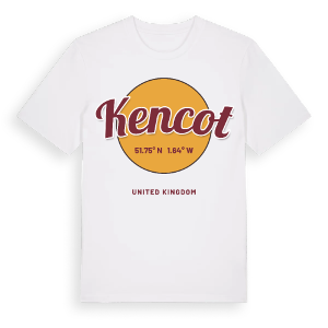 Kencot cirkel t-shirt – ekologisk bomull t-shirt från Pinshirt