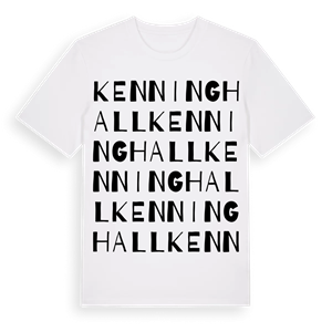 Kenninghall ordlek t-shirt – ekologisk bomull t-shirt från Pinshirt