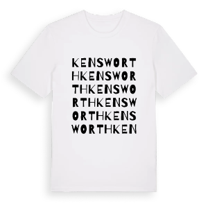 Kensworth ordlek t-shirt – ekologisk bomull t-shirt från Pinshirt