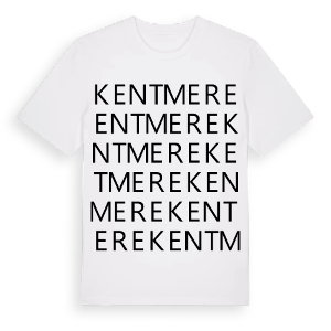 Kentmere ordlek t-shirt – ekologisk bomull t-shirt från Pinshirt