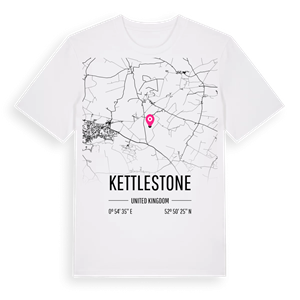 Kettlestone karta t-shirt – ekologisk bomull t-shirt från Pinshirt