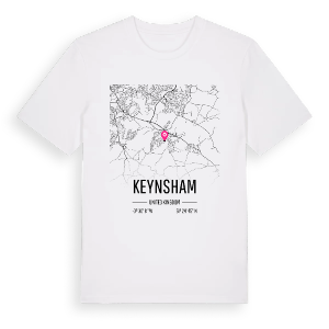 Keynsham karta t-shirt – ekologisk bomull t-shirt från Pinshirt