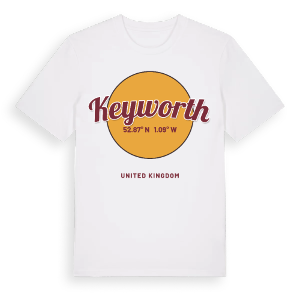 Keyworth cirkel t-shirt – ekologisk bomull t-shirt från Pinshirt