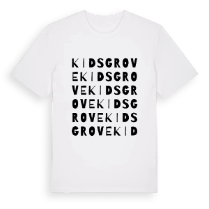 Kidsgrove ordlek t-shirt – ekologisk bomull t-shirt från Pinshirt
