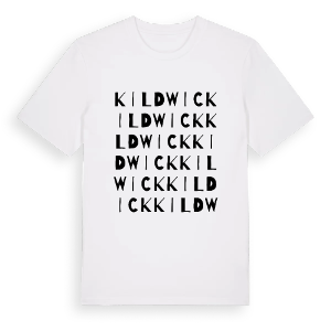 Kildwick ordlek t-shirt – ekologisk bomull t-shirt från Pinshirt