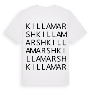 Killamarsh ordlek t-shirt – ekologisk bomull t-shirt från Pinshirt