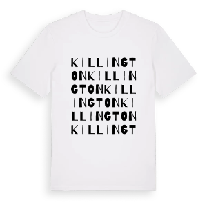 Killington ordlek t-shirt – ekologisk bomull t-shirt från Pinshirt