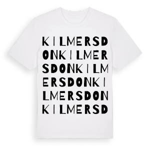 Kilmersdon ordlek t-shirt – ekologisk bomull t-shirt från Pinshirt