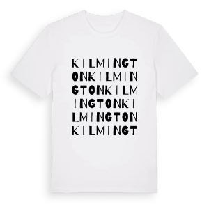 Kilmington ordlek t-shirt – ekologisk bomull t-shirt från Pinshirt