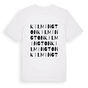 Kilmington ordlek t-shirt – ekologisk bomull t-shirt från Pinshirt