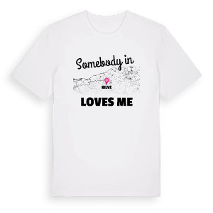 Någon i Kilve älskar mig t-shirt – ekologisk bomull t-shirt från Pinshirt