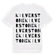 Kilverstone ordlek t-shirt