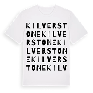 Kilverstone ordlek t-shirt – ekologisk bomull t-shirt från Pinshirt