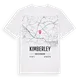 Kimberley karta t-shirt