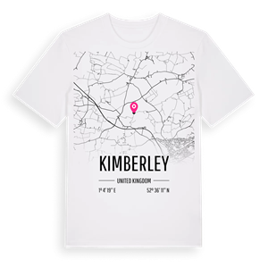 Kimberley karta t-shirt – ekologisk bomull t-shirt från Pinshirt