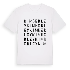 Kimberley ordlek t-shirt – ekologisk bomull t-shirt från Pinshirt