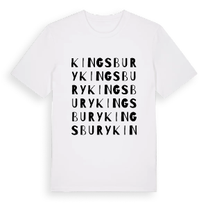 Kingsbury ordlek t-shirt – ekologisk bomull t-shirt från Pinshirt