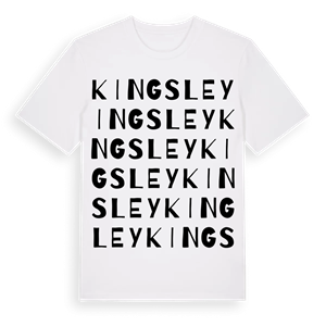 Kingsley ordlek t-shirt – ekologisk bomull t-shirt från Pinshirt