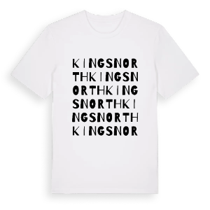 Kingsnorth ordlek t-shirt – ekologisk bomull t-shirt från Pinshirt